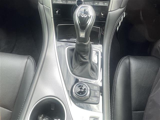 スカイライン 350GT ハイブリッド タイプSP アラウンドビューモニター/社外ダウンサス 本革 ローダウン 電動シート LEDヘッド インテリジェントエアコン クルーズコントロール シートヒーター HDDナビ ドラレコ ETC 寒冷地 ナビTV(14枚目)