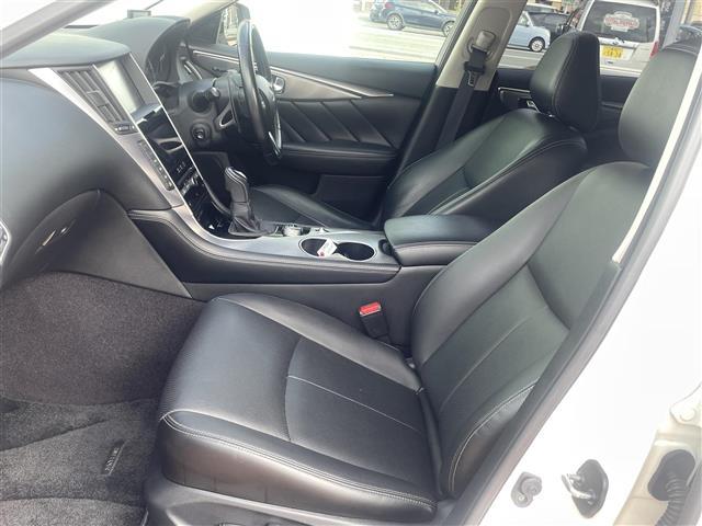 スカイライン 350GT ハイブリッド タイプSP アラウンドビューモニター/社外ダウンサス 本革 ローダウン 電動シート LEDヘッド インテリジェントエアコン クルーズコントロール シートヒーター HDDナビ ドラレコ ETC 寒冷地 ナビTV(16枚目)