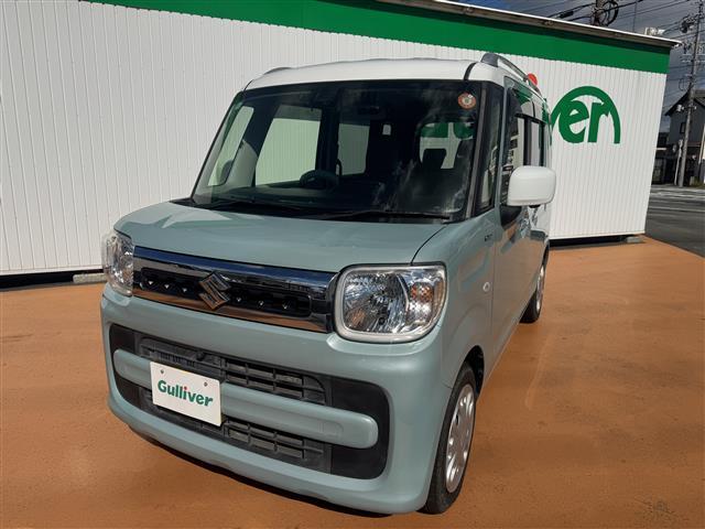 スペーシア ハイブリッドＸ　両側パワードア　スマートエントリー　シ－トヒ－タ－　ＥＴＣ車載器　ブルートゥース　ｉ－ｓｔｏｐ　フリーキー　ナビＴＶ　サイドエアバック　ダブルエアバック　ＶＤＣ　ＡＡＣ　ＳＤナビゲーション　ＤＶＤ再生（3枚目）