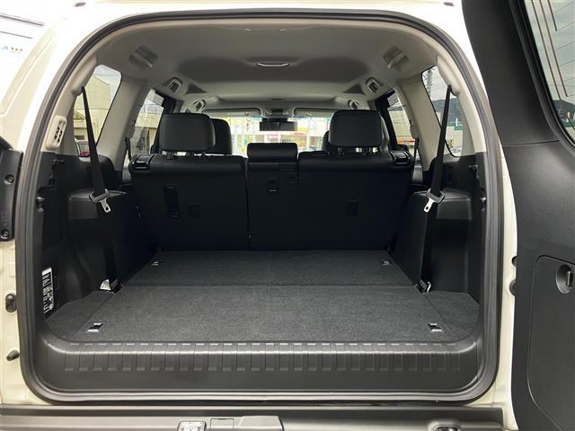 ランドクルーザープラド TX Lパッケージ リアカメラ 追従クルーズ BTオーディオ 車線逸脱 パーキングセンサー 1オ-ナ- スマートキ ヒーター キーレスエントリー 3列席 DVD再生可 エアコン LEDランプ レザー パートタイム4WD(31枚目)
