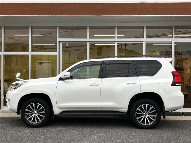 ランドクルーザープラド TX Lパッケージ リアカメラ 追従クルーズ BTオーディオ 車線逸脱 パーキングセンサー 1オ-ナ- スマートキ ヒーター キーレスエントリー 3列席 DVD再生可 エアコン LEDランプ レザー パートタイム4WD(38枚目)