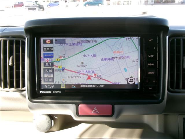 エブリイワゴン ＰＺターボスペシャル　ルーフ雹被害　両側パワ－スライドドア　車線逸脱防止　ワンオーナ　キーレススタートシステム　Ｂソナー　運転席シートヒーター　ＥＳＣ　ブルートゥースオーディオ　ＵＳＢ　パートタイム４ＷＤ　ナビ・ＴＶ　ＰＷ（3枚目）