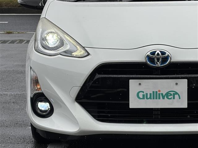 アクア G 純正ナビ フルセグ BT バックカメラ PCS LDA クルコン LEDヘッドライト LEDフォグライト オートライト オートハイビーム ドラレコ スマートキー プッシュスタート ビルトインETC(8枚目)