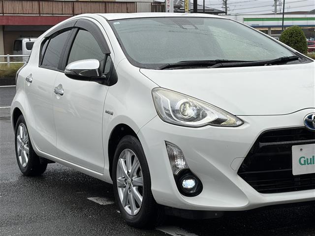 アクア G 純正ナビ フルセグ BT バックカメラ PCS LDA クルコン LEDヘッドライト LEDフォグライト オートライト オートハイビーム ドラレコ スマートキー プッシュスタート ビルトインETC(9枚目)