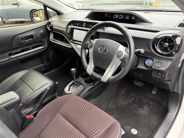 アクア G 純正ナビ フルセグ BT バックカメラ PCS LDA クルコン LEDヘッドライト LEDフォグライト オートライト オートハイビーム ドラレコ スマートキー プッシュスタート ビルトインETC(15枚目)