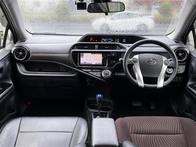 アクア G 純正ナビ フルセグ BT バックカメラ PCS LDA クルコン LEDヘッドライト LEDフォグライト オートライト オートハイビーム ドラレコ スマートキー プッシュスタート ビルトインETC(40枚目)