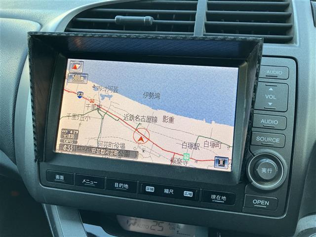 ストリーム RSZ 純正ナビ Bカメラ HIDヘッドライト フォグライト  パドルシフト ステアリングスイッチ HDDナビエディション ETC付 キーレスエントリーキー デュアルエアバッグ リアカメラ DVD ナビ(18枚目)