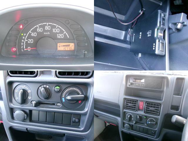 キャリイトラック 8ナンバー キッチンカー フレンチトラック仕様 外部電源 シンク×3 蛇口×3 冷蔵庫 給水ポンプ 給水タンク 排水タンク 室内灯 換気扇 コンセント×3 フローリング レジスター(14枚目)