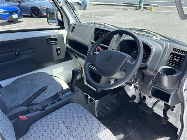 キャリイトラック 8ナンバー キッチンカー フレンチトラック仕様 外部電源 シンク×3 蛇口×3 冷蔵庫 給水ポンプ 給水タンク 排水タンク 室内灯 換気扇 コンセント×3 フローリング レジスター(38枚目)