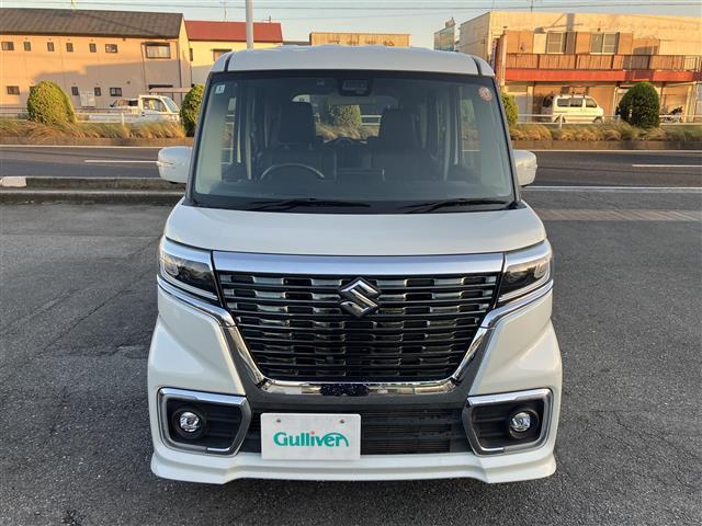 スペーシアカスタム ハイブリッドXS ワンオーナー 純正ナビ フルセグ CD再生 DVD再生 録音機能 USB バックカメラ 両側パワスラ スズキセーフティサポート スマートキー プッシュスタート LEDヘッドライト LEDフォグ ETC(4枚目)