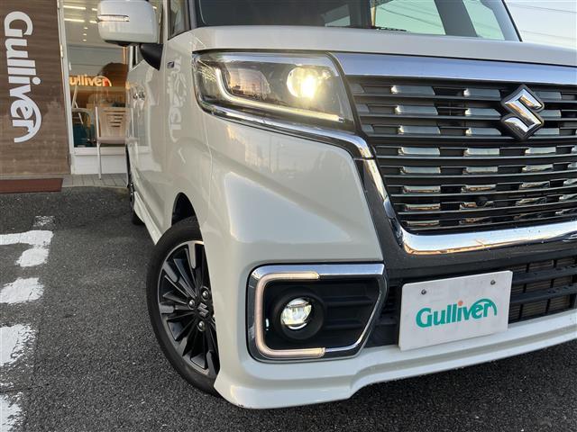 スペーシアカスタム ハイブリッドXS ワンオーナー 純正ナビ フルセグ CD再生 DVD再生 録音機能 USB バックカメラ 両側パワスラ スズキセーフティサポート スマートキー プッシュスタート LEDヘッドライト LEDフォグ ETC(10枚目)