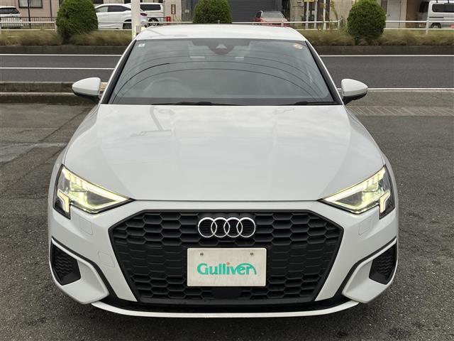 A3 スポーツバック30TFSI 走行8756キロ 車検9年5/26 メーカーナビ Bカメラ ドライバーアシスト パークアシスト アダプティブドライブアシスト エフィシェンシアシスト LEDヘッドライト レーンセンサー ETC2.0(4枚目)