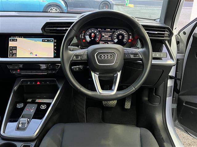 A3 スポーツバック30TFSI 走行8756キロ 車検9年5/26 メーカーナビ Bカメラ ドライバーアシスト パークアシスト アダプティブドライブアシスト エフィシェンシアシスト LEDヘッドライト レーンセンサー ETC2.0(14枚目)