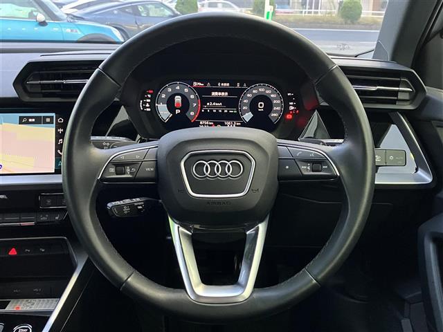 A3 スポーツバック30TFSI 走行8756キロ 車検9年5/26 メーカーナビ Bカメラ ドライバーアシスト パークアシスト アダプティブドライブアシスト エフィシェンシアシスト LEDヘッドライト レーンセンサー ETC2.0(15枚目)