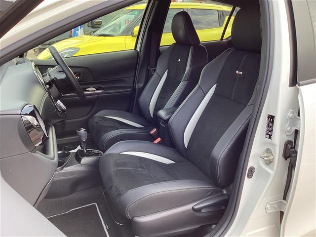 アクア G GRスポーツ レーンキープ Bluetooth 地デジ 盗難防止装置 キーフリー クルコン ABS シートヒーター DVD 横滑り防止機能 スマートキ パワステ メモリナビ オートライト LEDヘッド ナビ&TV(18枚目)