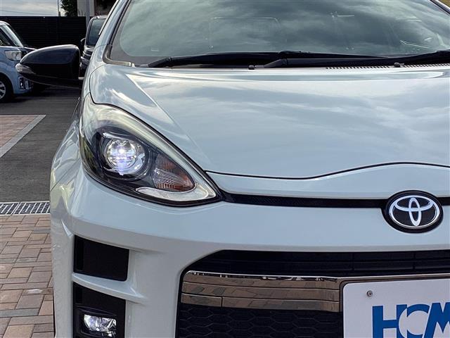 アクア G GRスポーツ レーンキープ Bluetooth 地デジ 盗難防止装置 キーフリー クルコン ABS シートヒーター DVD 横滑り防止機能 スマートキ パワステ メモリナビ オートライト LEDヘッド ナビ&TV(25枚目)