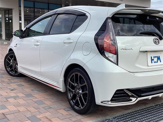 アクア G GRスポーツ レーンキープ Bluetooth 地デジ 盗難防止装置 キーフリー クルコン ABS シートヒーター DVD 横滑り防止機能 スマートキ パワステ メモリナビ オートライト LEDヘッド ナビ&TV(35枚目)