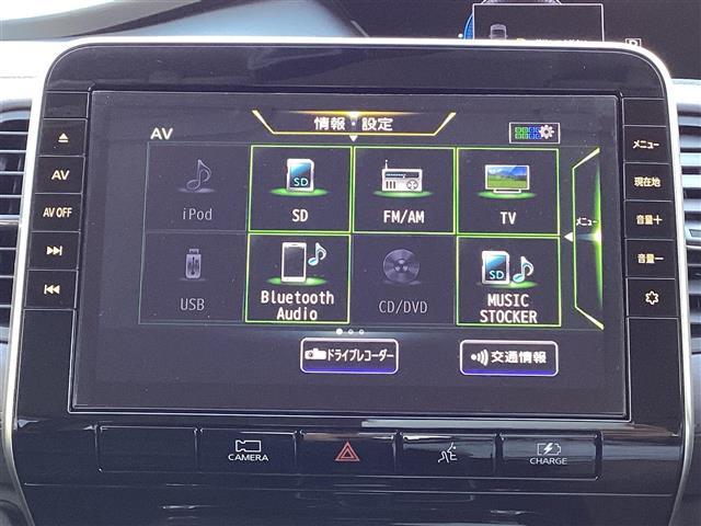 セレナ ｅ－パワー　ハイウェイスターＶ　３６０°カメラ　エマジェンシーブレーキ　ＤＶＤ再生機能　ブルートゥース　地デジ　ミュージックプレイヤー接続可　ＵＳＢ入力　３列シート　ウォークスルー　Ｗエアコン　Ａライト　横滑り防止機能　寒冷地仕様（7枚目）