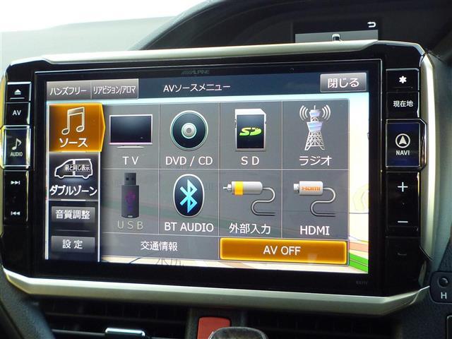 Gi ブラックテーラード 地デジ 両側自動ドア LEDランプ レーダークルコン 横滑り防止 TV&ナビ BTオーディオ Wエアコン Bカメラ レーンキープ CD ドライブレコーダー 後席モニター スマートキー DVD再生(13枚目)