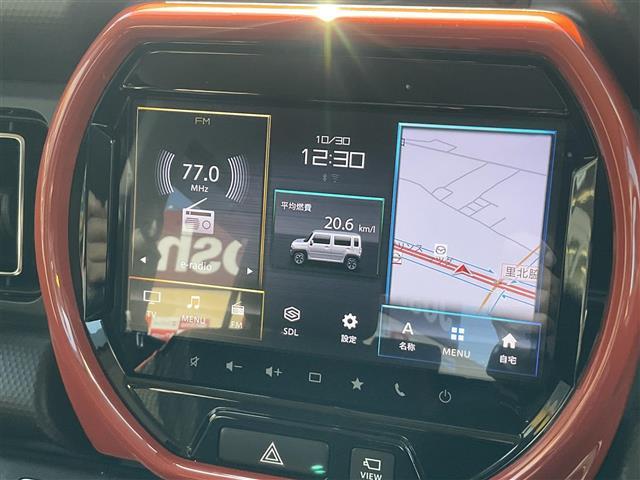 ハスラー ハイブリッドＸ　ＴＶ＆ナビ　リヤカメラ　ＥＴＣ付　オートＬＥＤ　アイドルストップ　車線逸脱警報装置　ＵＳＢ入力　キーレスエントリー　運転席エアバッグ　前席シートヒーター　セキュリティアラーム　ＬＥＤライト　ＡＡＣ（9枚目）