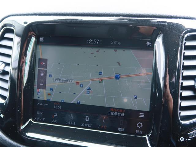 ジープ・コンパス リミテッド ナビ フルセグTV Bluetooth バックカメラ beatサウンド 前後ドラレコ 黒革 ブラインドスポットモニター 追従クルコン ETC2.0 電動リアゲート 取説 保証書 スペアキー (18枚目)