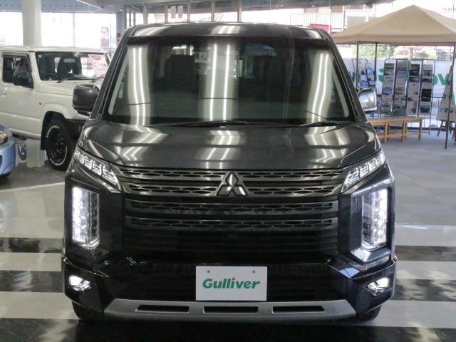 デリカD:5 ジャスパー 純正OP11インチナビ フルセグTV パノラミックビュー レーダークルーズコントロール プリクラッシュセーフティー 両側電動 LEDヘッドライト 半革 純正フロアマット 純正18インチAW(2枚目)