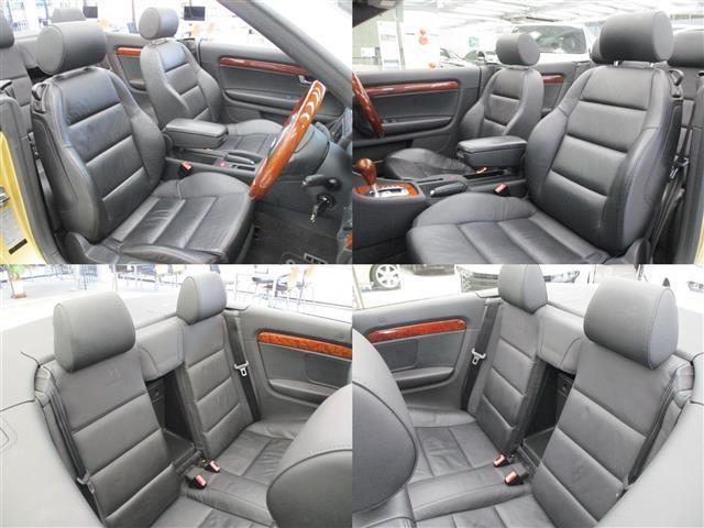 Ａ４カブリオレ ベースグレード　電動オープン　クルーズコントロール　純正ナビ　ＤＶＤ再生可　ＥＴＣ　キセノンヘッドライト　パワーシート　（8枚目）