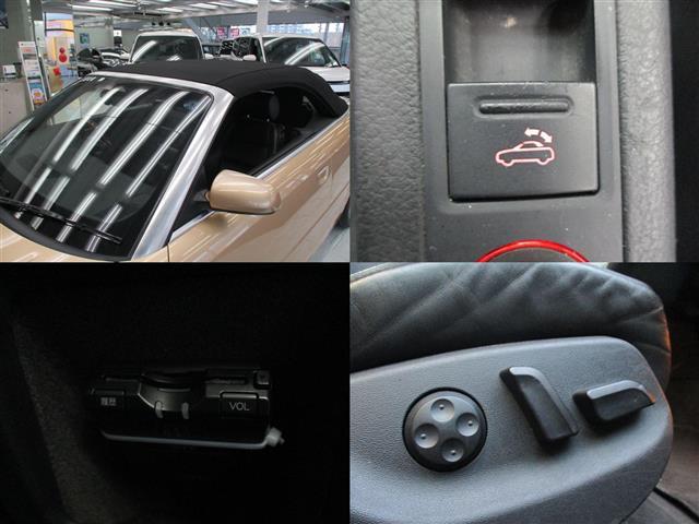 Ａ４カブリオレ ベースグレード　電動オープン　クルーズコントロール　純正ナビ　ＤＶＤ再生可　ＥＴＣ　キセノンヘッドライト　パワーシート　（9枚目）