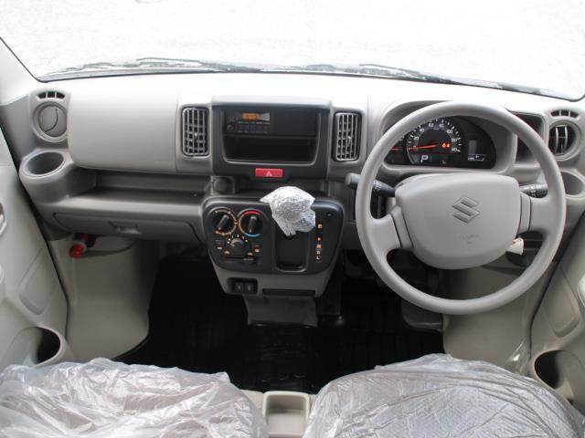 エブリイ ＰＡリミテッド　登録済未使用車　純正オーディオ　　アイドリングストップ　純正ラバーマット　ＵＳＢ入力端子　純正ドアバイザー　スペアキー　保証書　デュアルブレーキサポート　誤発進抑制機能　先行車発進お知らせ機能　ＡＣ（2枚目）