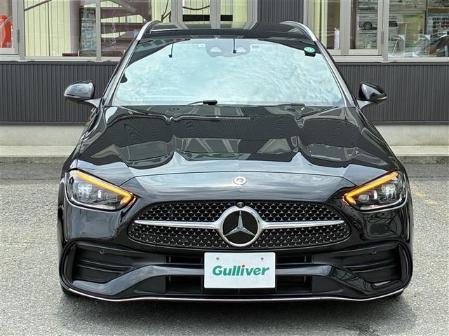 Ｃクラスステーションワゴン Ｃ２２０ｄ　ワゴンアバンギャルド　ＡＭＧライン　パノラマスライディングルーフ　全周囲　衝突軽減ブレーキ　ＬＫＡ　半革　シートヒータ　ハイビームアシスト　電動リアゲート　スマートキー　ドラレコ　フルセグ　パーキングアシスト　Ｂｌｕｅｔｏｏｔｈ（3枚目）