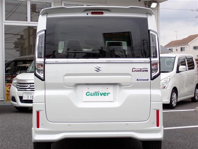 スペーシアカスタム ハイブリッドＸＳ　ＢＴ接続　エアロ　サイドカーテンエアバック　Ｐセンサー　盗難警報装置　運転席エアバッグ　両側電動パワースライドドア　地デジ　ＬＥＤヘッドライト　アイドリングＳ　スマートキー　横滑り防止装置　ＡＢＳ（5枚目）