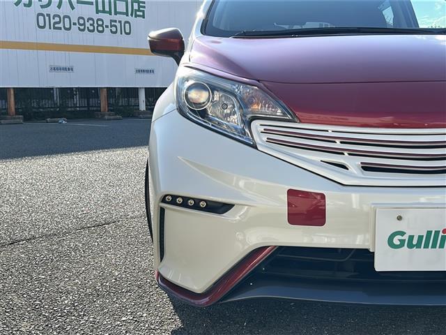 ノート ニスモ　ワンオーナー　保証書　取扱説明書　純正ナビ　ＴＶ／ＣＤ／ＤＶＤ／Ｂｌｕｅｔｏｏｔｈ　バックカメラ　アイドリングストップ　オートライト　フォグライト　ドアバイザー　純正フロアマット　電動ミラー　ＥＴＣ（38枚目）