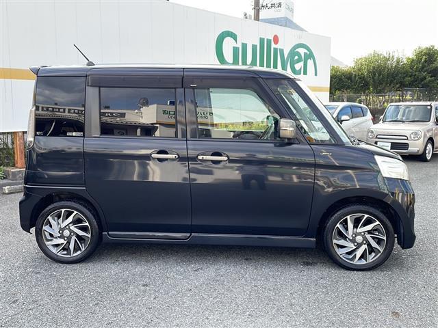 スペーシアカスタム Jスタイル 社外ナビ/DVD/SD/MSV/BT/USB/フルセグ 両側パワスラ 純正HID 純正フォグ オートライト 純正15インチAW 革巻ステア ステアリングスイッチ 前席シートヒーター スマートキー(30枚目)