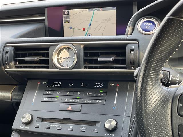RC RC300h Fスポーツ レーダークルーズコントロール シートベンチレーター シートヒーター 純正ナビ フルセグTV Bluetooth DVD再生可 MSV バックカメラ ブラックレザーシート LEDヘッドランプ(9枚目)