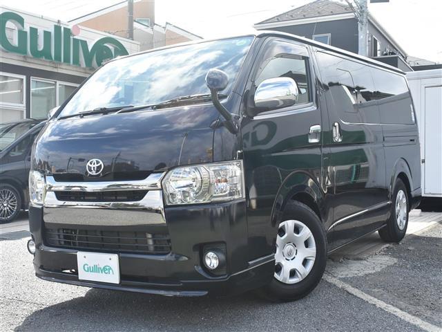 ハイエースバン スーパーＧＬ　ダークプライム　ベットキット　社外デジタルインナー　ＡＣ１００Ｖ　１００Ｗコンセント　両側スライド　ＢＴ接続　キーフリー　オートエアコン　Ｂカメ　パワーウィンド　ＬＥＤライト　パワーステアリング　オートライト　ＡＢＳ（8枚目）