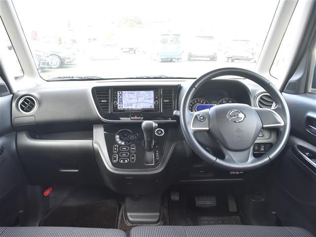 デイズルークス ハイウェイスター Xターボ ワンオーナー エマブレ パーソナルテーブル Bluetooth音楽 DVD再生可 ナビ・TV 左側パワスラ 地デジ サイドエアバック Wエアバック アイドリングSTOP ワンオーナー Aライト ABS(3枚目)