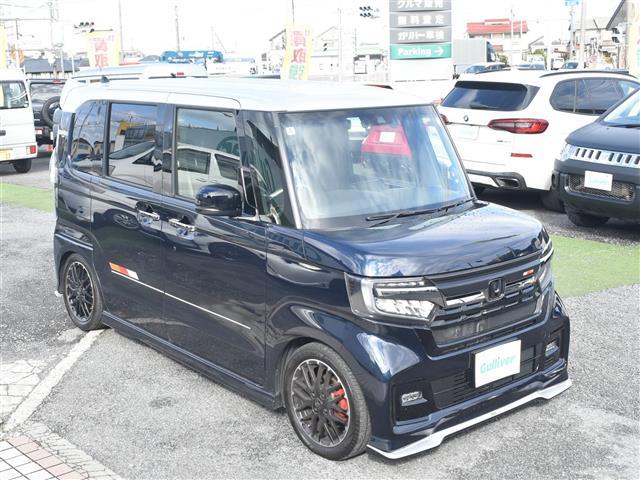 Ｎ－ＢＯＸカスタム Ｌターボ　地デジチューナー　衝突軽減ブレーキサポート　黒革シート　ＬＥＤヘッドライ　ブルートゥース　車線逸脱警報システム　１オーナー　フルフラット　アイドリングＳ　ターボエンジン　ＰＳ　カーテンエアバック　ＰＷ（32枚目）