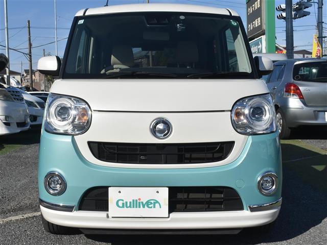 ムーヴキャンバス Ｇメイクアップ　ＳＡＩＩＩ　Ｂカメラ　ドラレコ　ＥＴＣ　地デジ　衝突軽減ブレーキ　インテリキー　Ｗ電動ドア　ＬＥＤヘッド　オートハイビーム　オートライト　ワンオーナー　横滑り防止装置　ＥＴＣ　ナビＴＶ　キーフリーシステム　ＡＢＳ（2枚目）