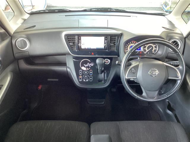 デイズルークス ハイウェイスター　Ｘ　純正ナビ・フルセグＴＶ・Ｂｌｕｅｔｏｏｔｈ　アラウンドビューモニター　パワースライド　エマージェンシーブレーキ　純正ドラレコ　ＨＩＤヘッドライト　フォグランプ　インテリキー２個　ＥＴＣ　純正アルミ（6枚目）