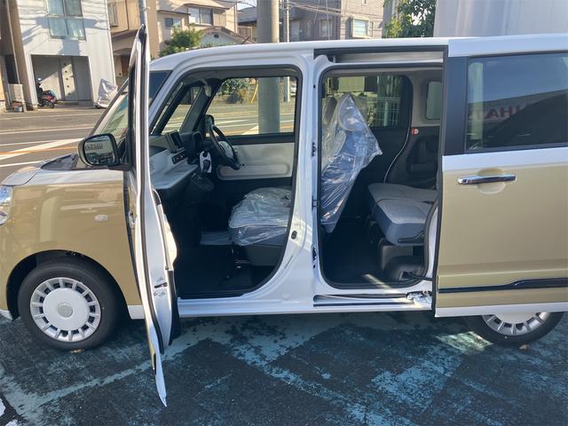 ムーヴキャンバス ストライプスG バックカメラ 両側電動スライドドア クリアランスソナー 衝突被害軽減システム オートライト LEDヘッドランプ スマートキー アイドリングストップ 電動格納ミラー シートヒーター ベンチシート CVT(70枚目)