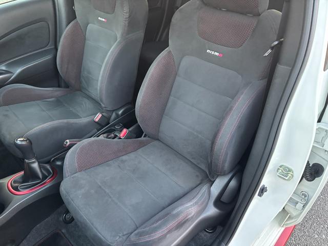 ノート ニスモ S 純正5速MT HKSマフラー RSRダウンサス 純正ナビ 地デジTV バックカメラ LEDヘッドライト 専用エクステリア 専用インテリア スウェード調ステアリング 純正16インチAW(18枚目)