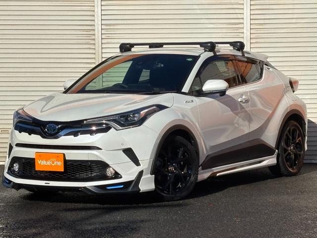 C-HR G 買取直販 ワンオーナー モデリスタフルエアロ ルーフキャリア LEDヘッドライト レーダークルーズ 衝突被害軽減ブレーキ フルセグTV Bluetooth接続 電子パーキング ブレーキホールド(7枚目)