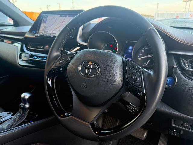 C-HR G 買取直販 ワンオーナー モデリスタフルエアロ ルーフキャリア LEDヘッドライト レーダークルーズ 衝突被害軽減ブレーキ フルセグTV Bluetooth接続 電子パーキング ブレーキホールド(12枚目)
