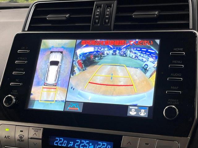 ランドクルーザープラド ＴＸ　Ｌパッケージ　マットブラックエディション　サンルーフ　メーカーナビ　全周囲カメラ　７人　禁煙車　シートベンチレーション　ブラインドスポットモニター　黒革シート　ルーフレール　レーダークルーズ　クリアランスソナー　純正１８インチアルミ（6枚目）