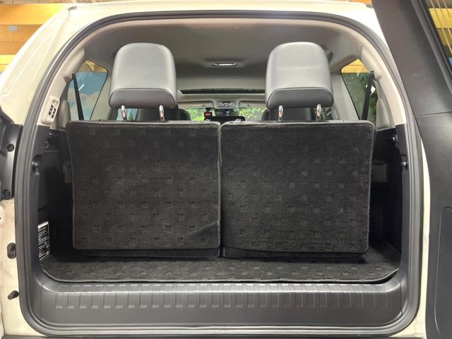 ランドクルーザープラド ＴＸ　Ｌパッケージ　マットブラックエディション　サンルーフ　メーカーナビ　全周囲カメラ　７人　禁煙車　シートベンチレーション　ブラインドスポットモニター　黒革シート　ルーフレール　レーダークルーズ　クリアランスソナー　純正１８インチアルミ（11枚目）