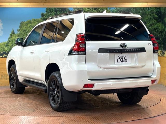 ランドクルーザープラド ＴＸ　Ｌパッケージ　マットブラックエディション　サンルーフ　メーカーナビ　全周囲カメラ　７人　禁煙車　シートベンチレーション　ブラインドスポットモニター　黒革シート　ルーフレール　レーダークルーズ　クリアランスソナー　純正１８インチアルミ（63枚目）