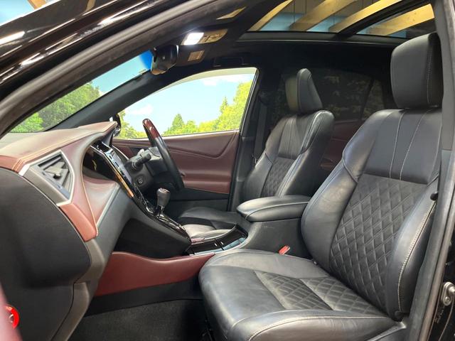 ハリアー プレミアム　サンルーフ　９型ＢＩＧＸ　禁煙車　パワーバックドア　車線逸脱警報　オートハイビーム　ハーフレザーシート　ＬＥＤヘッド　純正１８アルミ　パワーシート　フルセグＴＶ　ＥＴＣ　Ｂｌｕｅｔｏｏｔｈ接続可（41枚目）