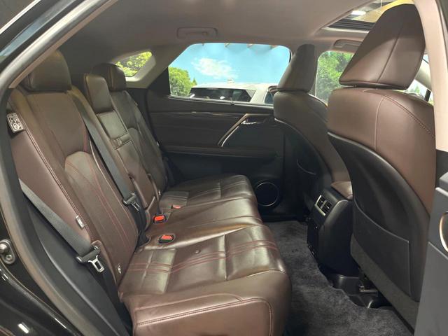 RX RX450h バージョンL サンルーフ 12型ナビ 全周囲カメラ 禁煙車 衝突軽減 ブラウンレザー 100V電源 電動リアゲート レザーシート 前席シートエアコン ドラレコ コーナーセンサー スマートキー LEDヘッド ETC(9枚目)