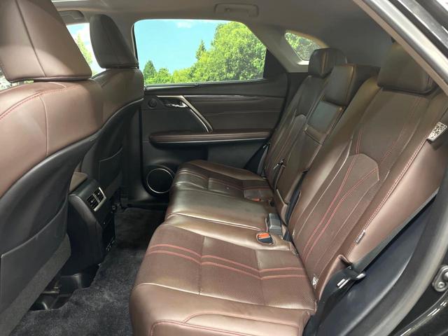 RX RX450h バージョンL サンルーフ 12型ナビ 全周囲カメラ 禁煙車 衝突軽減 ブラウンレザー 100V電源 電動リアゲート レザーシート 前席シートエアコン ドラレコ コーナーセンサー スマートキー LEDヘッド ETC(33枚目)