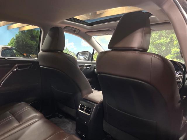 RX RX450h バージョンL サンルーフ 12型ナビ 全周囲カメラ 禁煙車 衝突軽減 ブラウンレザー 100V電源 電動リアゲート レザーシート 前席シートエアコン ドラレコ コーナーセンサー スマートキー LEDヘッド ETC(39枚目)